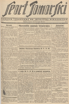 Sport Pomorski : dodatek tygodniowy do „Dziennika Bydgoskiego”. R. 5, 1929, nr 8