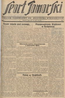 Sport Pomorski : dodatek tygodniowy do „Dziennika Bydgoskiego”. R. 5, 1929, nr 10