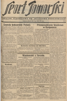 Sport Pomorski : dodatek tygodniowy do „Dziennika Bydgoskiego”. R. 5, 1929, nr 11
