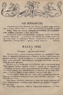 Nowe Słowo : dwutygodnik społeczno-literacki. R. 3, 1904, nr 19