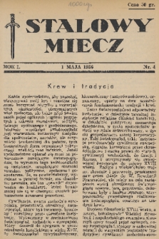 Stalowy Miecz. 1936, nr 4