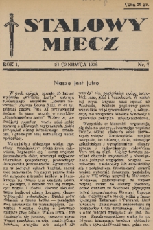Stalowy Miecz. 1936, nr 7