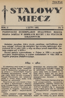 Stalowy Miecz. 1937, nr 3