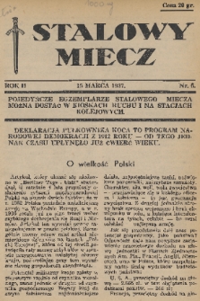 Stalowy Miecz. 1937, nr 6