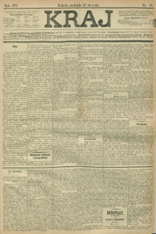 Kraj. 1871, nr 18 (22 stycznia)