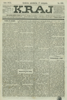 Kraj. 1873, nr 188 (17 sierpnia)