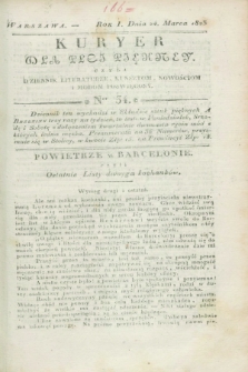 Kuryer dla Płci Piękney czyli Dziennik Literaturze, Kunsztom, Nowościom i Modom Poświęcony. R.1, [T.1], Ner 34 (24 marca 1823)