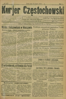 Kurjer Częstochowski. R.1, № 117 (23 lipca 1919)