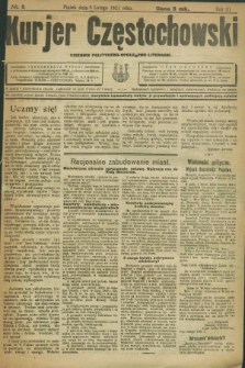 Kurjer Częstochowski : dziennik polityczno-społeczno literacki. R.3, № 3 (4 lutego 1921)