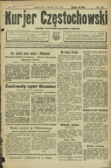 Kurjer Częstochowski : dziennik polityczno-społeczno literacki. R.3, № 28 (5 marca 1921)