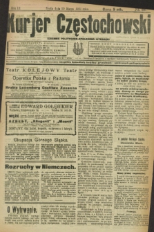Kurjer Częstochowski : dziennik polityczno-społeczno literacki. R.3, № 46 (30 marca 1921)