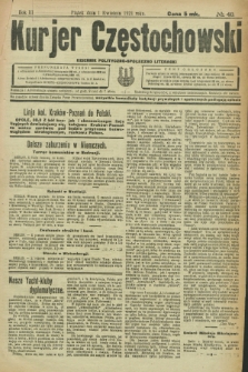 Kurjer Częstochowski : dziennik polityczno-społeczno literacki. R.3, № 48 (1 kwietnia 1921)