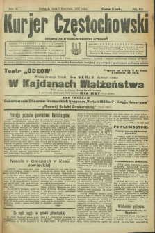 Kurjer Częstochowski : dziennik polityczno-społeczno literacki. R.3, № 50 (3 kwietnia 1921)
