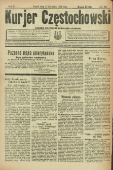 Kurjer Częstochowski : dziennik polityczno-społeczno literacki. R.3, № 59 (15 kwietnia 1921)