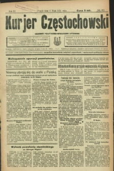 Kurjer Częstochowski : dziennik polityczno-społeczno literacki. R.3, № 81 (13 maja 1921)