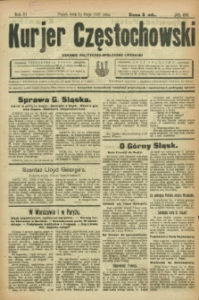 Kurjer Częstochowski : dziennik polityczno-społeczno literacki. R.3, № 86 (20 maja 1921)