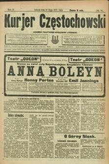 Kurjer Częstochowski : dziennik polityczno-społeczno literacki. R.3, № 91 (28 maja 1921)