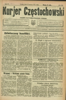 Kurjer Częstochowski : dziennik polityczno-społeczno literacki. R.3, № 98 (4 czerwca 1921)