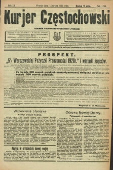 Kurjer Częstochowski : dziennik polityczno-społeczno literacki. R.3, № 100 (7 czerwca 1921)