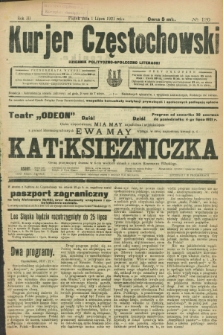 Kurjer Częstochowski : dziennik polityczno-społeczno literacki. R.3, № 120 (1 lipca 1921)