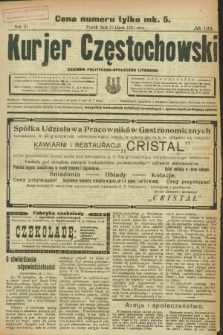 Kurjer Częstochowski : dziennik polityczno-społeczno literacki. R.3, № 123 (15 lipca 1921)
