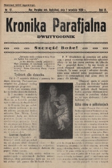 Kronika Parafjalna : dwutygodnik. 1930, nr 17