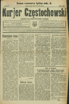 Kurjer Częstochowski : dziennik polityczno-społeczno literacki. R.3, № 130 (23 lipca 1921)