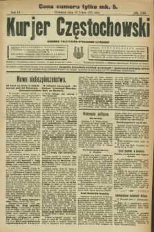 Kurjer Częstochowski : dziennik polityczno-społeczno literacki. R.3, № 134 (28 lipca 1921)