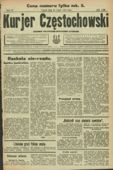 Kurjer Częstochowski : dziennik polityczno-społeczno literacki. R.3, № 135 (29 lipca 1921)
