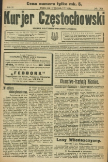 Kurjer Częstochowski : dziennik polityczno-społeczno literacki. R.3, № 152 (19 sierpnia 1921)