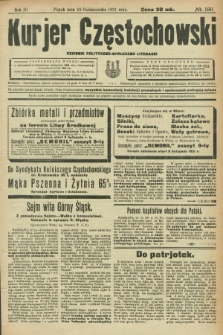 Kurjer Częstochowski : dziennik polityczno-społeczno literacki. R.3, № 190 (28 października 1921)