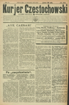 Kurjer Częstochowski : dziennik polityczno-społeczno literacki. R.3, № 208 (19 listopada 1921)