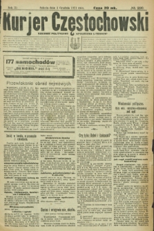 Kurjer Częstochowski : dziennik polityczno-społeczno literacki. R.3, № 220 (3 grudnia 1921)