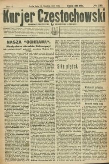 Kurjer Częstochowski : dziennik polityczno-społeczno literacki. R.3, № 228 (14 grudnia 1921)