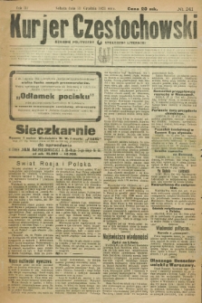 Kurjer Częstochowski : dziennik polityczno-społeczno literacki. R.3, № 241 (31 grudnia 1921)