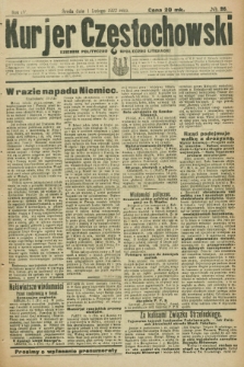 Kurjer Częstochowski : dziennik polityczno-społeczno literacki. R.4, № 26 (1 lutego 1922)