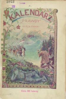Kalendarz „Prawdy” na Rok Pański 1903