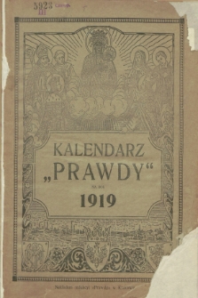 Kalendarz „Prawdy” na Rok Pański 1919
