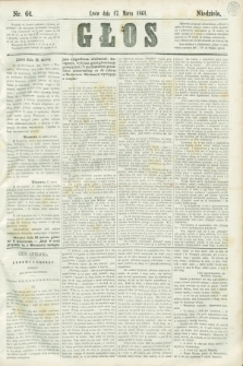 Głos. 1861, nr 64 (17 marca)