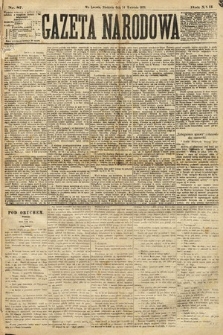 Gazeta Narodowa. 1878, nr 87
