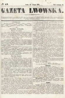 Gazeta Lwowska. 1861, nr 42