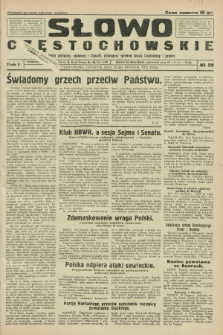 Słowo Częstochowskie : dziennik polityczny, społeczny i literacki, poświęcony sprawom miasta Częstochowy i powiatu. R.1, № 32 (23 kwietnia 1931)