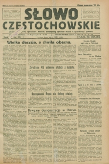 Słowo Częstochowskie : dziennik polityczny, społeczny i literacki, poświęcony sprawom miasta Częstochowy i powiatu. R.1, nr 90 (4 lipca 1931)