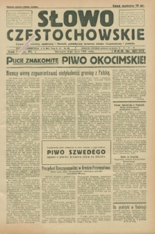 Słowo Częstochowskie : dziennik polityczny, społeczny i literacki, poświęcony sprawom miasta Częstochowy i powiatu. R.1, nr 91 (5 lipca 1931)