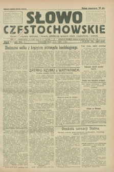 Słowo Częstochowskie : dziennik polityczny, społeczny i literacki, poświęcony sprawom miasta Częstochowy i powiatu. R.1, nr 94 (9 lipca 1931)