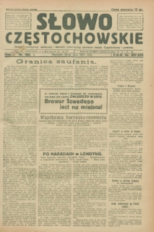 Słowo Częstochowskie : dziennik polityczny, społeczny i literacki, poświęcony sprawom miasta Częstochowy i powiatu. R.1, nr 109 (26 lipca 1931)
