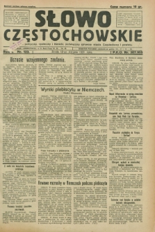 Słowo Częstochowskie : dziennik polityczny, społeczny i literacki, poświęcony sprawom miasta Częstochowy i powiatu. R.1, nr 123 (12 sierpnia 1931)