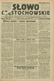 Słowo Częstochowskie : dziennik polityczny, społeczny i literacki, poświęcony sprawom miasta Częstochowy i powiatu. R.1, nr 127 (18 sierpnia 1931)