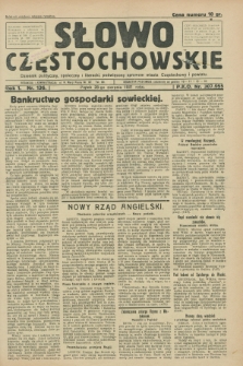 Słowo Częstochowskie : dziennik polityczny, społeczny i literacki, poświęcony sprawom miasta Częstochowy i powiatu. R.1, nr 136 (28 sierpnia 1931)