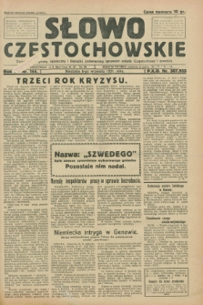 Słowo Częstochowskie : dziennik polityczny, społeczny i literacki, poświęcony sprawom miasta Częstochowy i powiatu. R.1, nr 144 (6 września 1931)
